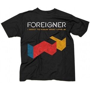 FOREIGNER T-Shirt I Want To Know What Love Is Vintage Shirt